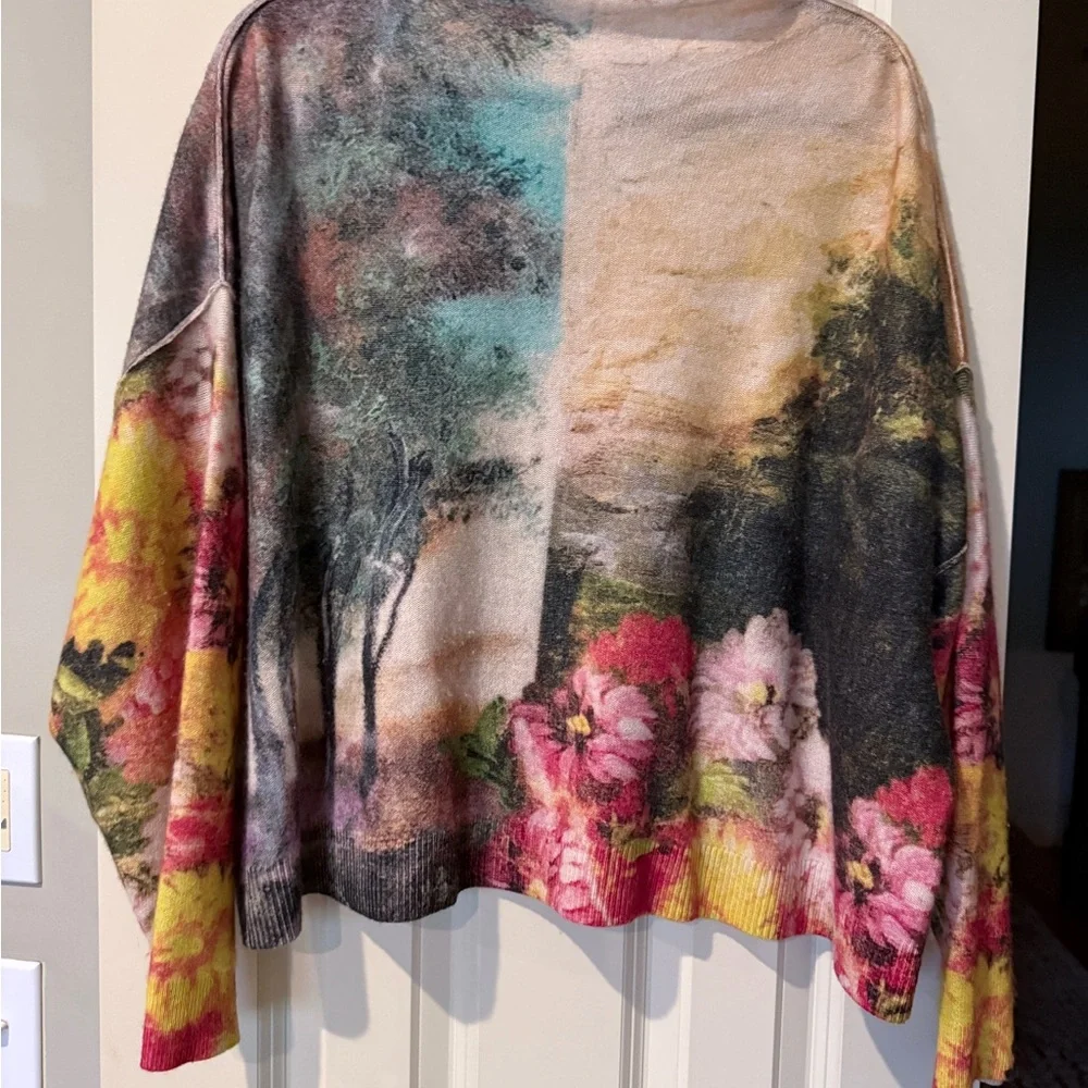 Pilcro Cashmere Sweater in Cream - Picture 2 of 4